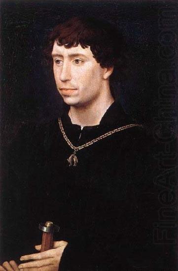 WEYDEN, Rogier van der Portrait of Charles the Bold china oil painting image